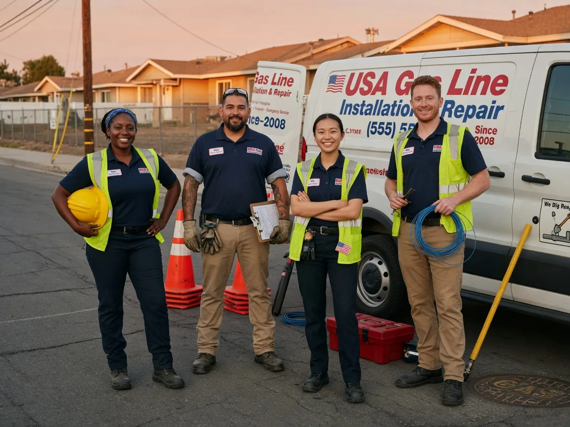 Gas Line Installation company in Cologne, MN